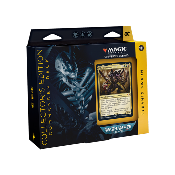 Magic: the Gathering - Universes Beyond - Warhammer 40K Collector's Edition Commander  Deck - Tyranid Swarm Universes Beyond: Warhammer 40K "Tyranid Swarm" Commander  Premium Deck ...