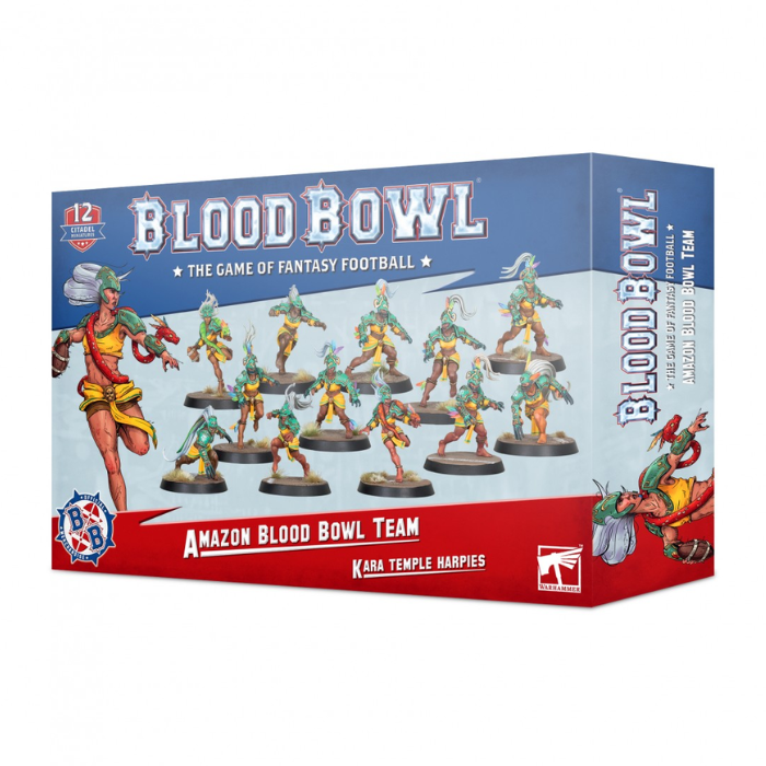 Blood Bowl - Amazon Blood Bowl Team - Kara Temple Harpies