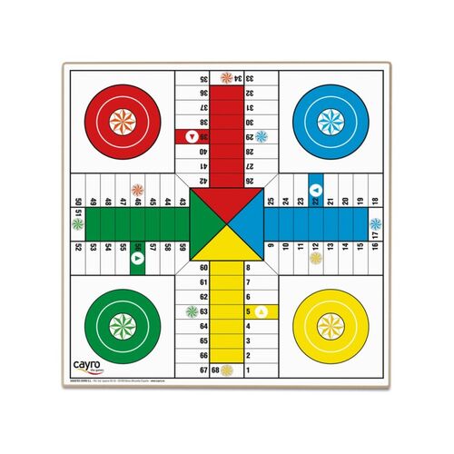 Tablero Parchis Madera 4 y 6 Jugadores