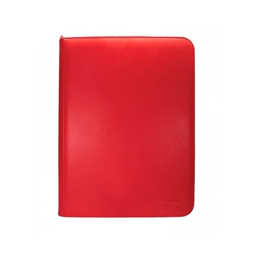 Ultra Pro - Archivador con cremallera 9 Bolsillos 360 cartas - Rojo