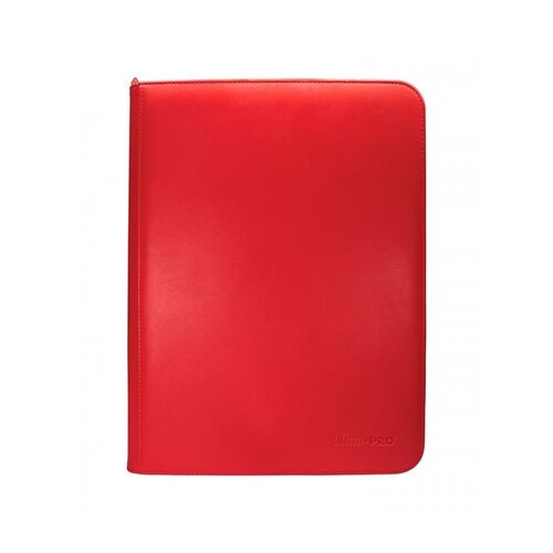 Ultra Pro - Archivador con cremallera 9 Bolsillos 360 cartas - Rojo
