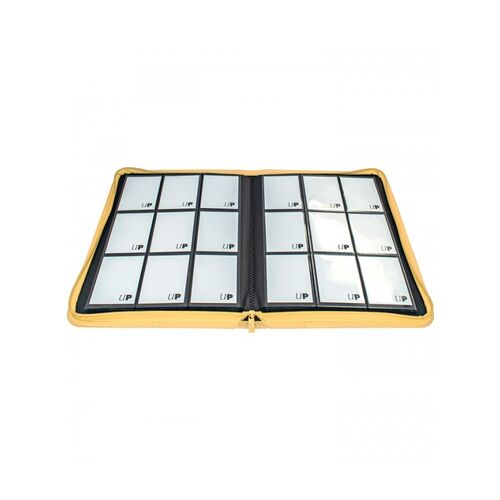 Ultra Pro - Archivador con cremallera 9 Bolsillos 360 cartas - Amarillo