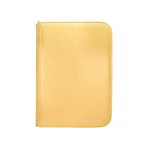 Ultra Pro - Archivador con cremallera 4 Bolsillos 160 cartas - Amarillo