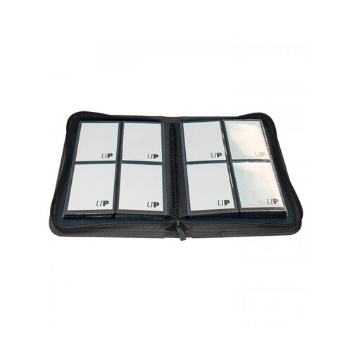 Ultra Pro - Archivador con cremallera 4 Bolsillos 160 cartas - Negro