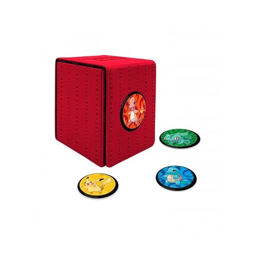 Ultra Pro - Caja Mazo Flip 100 cartas - Pokemon - Kanto Roja