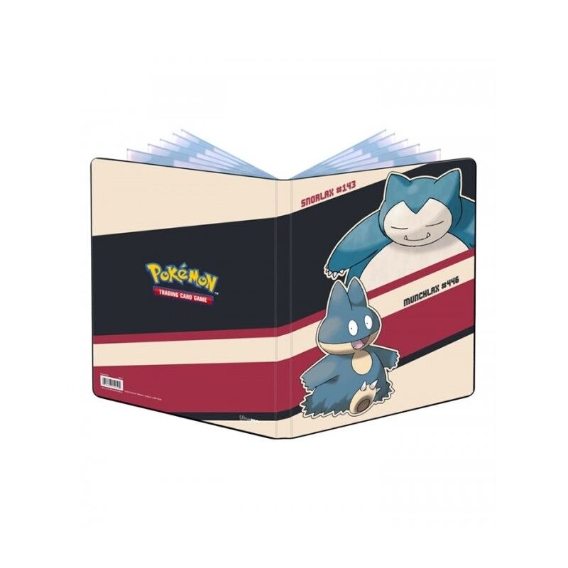 Ultra Pro - Pokemon - Archivador 9 Bolsillos Portfolio 180 cartas Snorlax & Munchlax