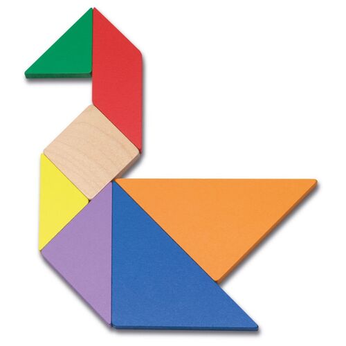 Tangram Colores - Madera 100%