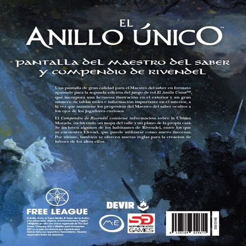 L ANILLO ÚNICO 2ª ED.: PANTALLA + COMPENDIO DE RIVENDEL