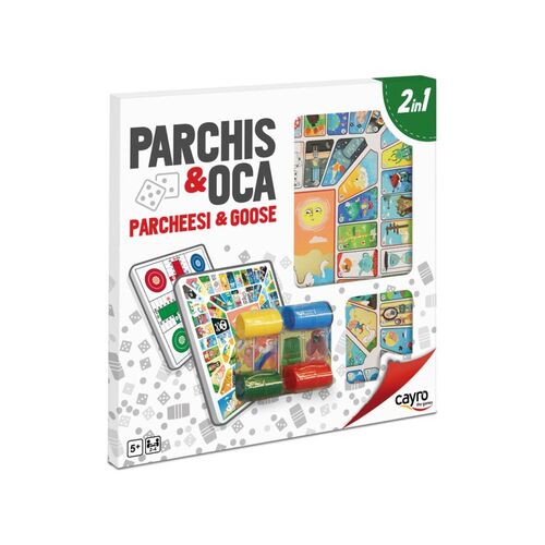 Parchis y Oca con accesorios 40x40cm