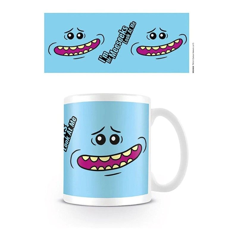 Taza - Rick and Morty - Mr. Meeseeks Face