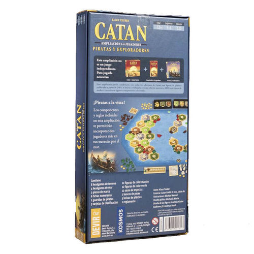 Los Colonos de Catan - Ampliación 5-6 Piratas y Exploradores