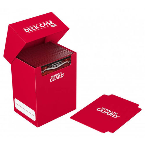 Ultimate Guard Deck Case 80+ Caja de Cartas Tamao Estndar Rojo