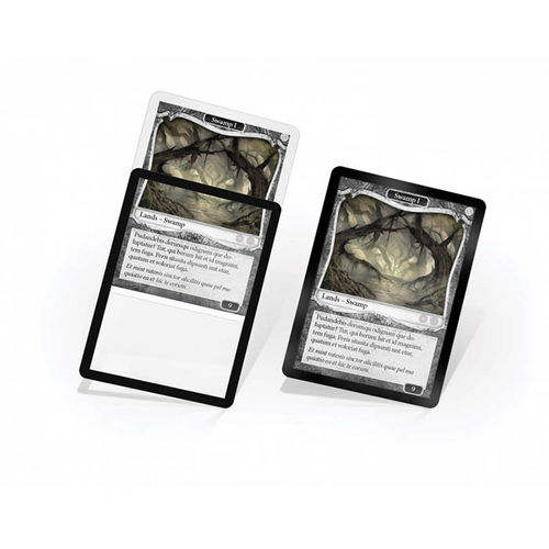Fundas - Ultimate Guard - Precise Fit Black Border 100