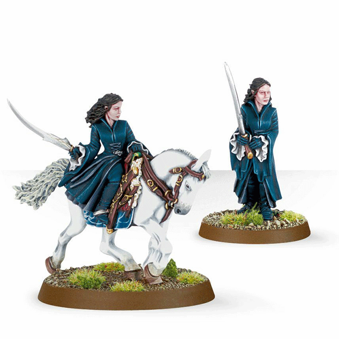 Lord of the Rings miniatures - Arwen Foot and Mounted