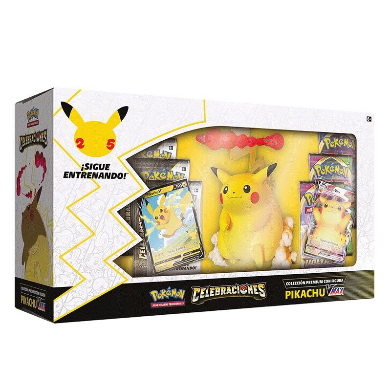Pokémon - Celebraciones - Colección Premium con Figura de Pikachu (ESP)