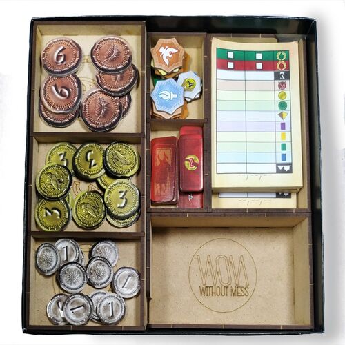 Inserto 7 Wonders Duel (Base + Ágora + Pantheon)(Desarmado)