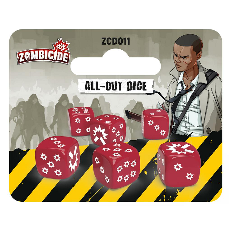 Dados - Zombicide - All-Out Dice